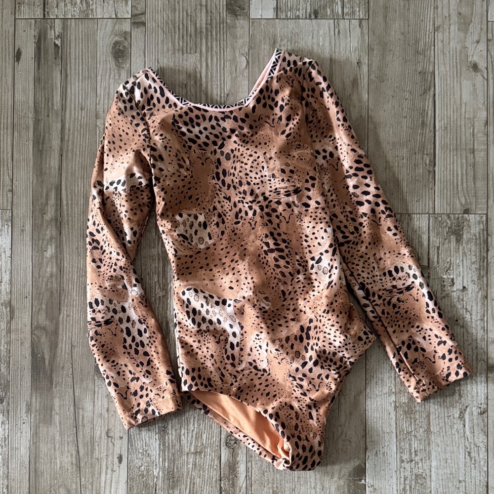 Agua Bendita Kids Swim One Piece - Leopard Print
